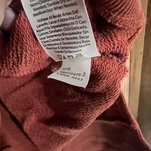 TIME & TRU-Women's Rust Colored High/Low Sweatshirt Size 3XL‎